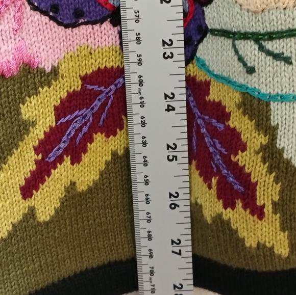 Storybook Knits Vintage butterfly cardigan 1X - Picture 9 of 9